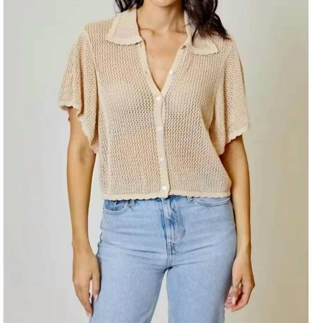NEW DH NEW YORK martine top in linen